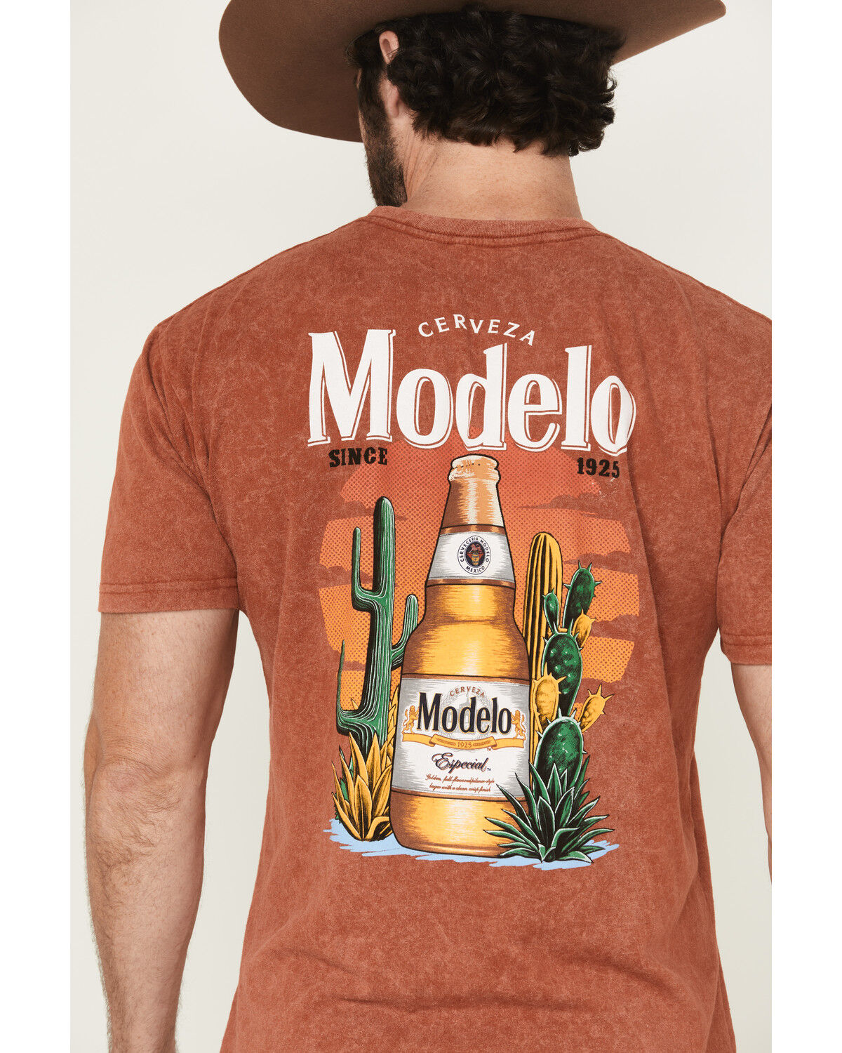 Modelo Men's Desert Sunset Short Sleeve Graphic T-Shirt