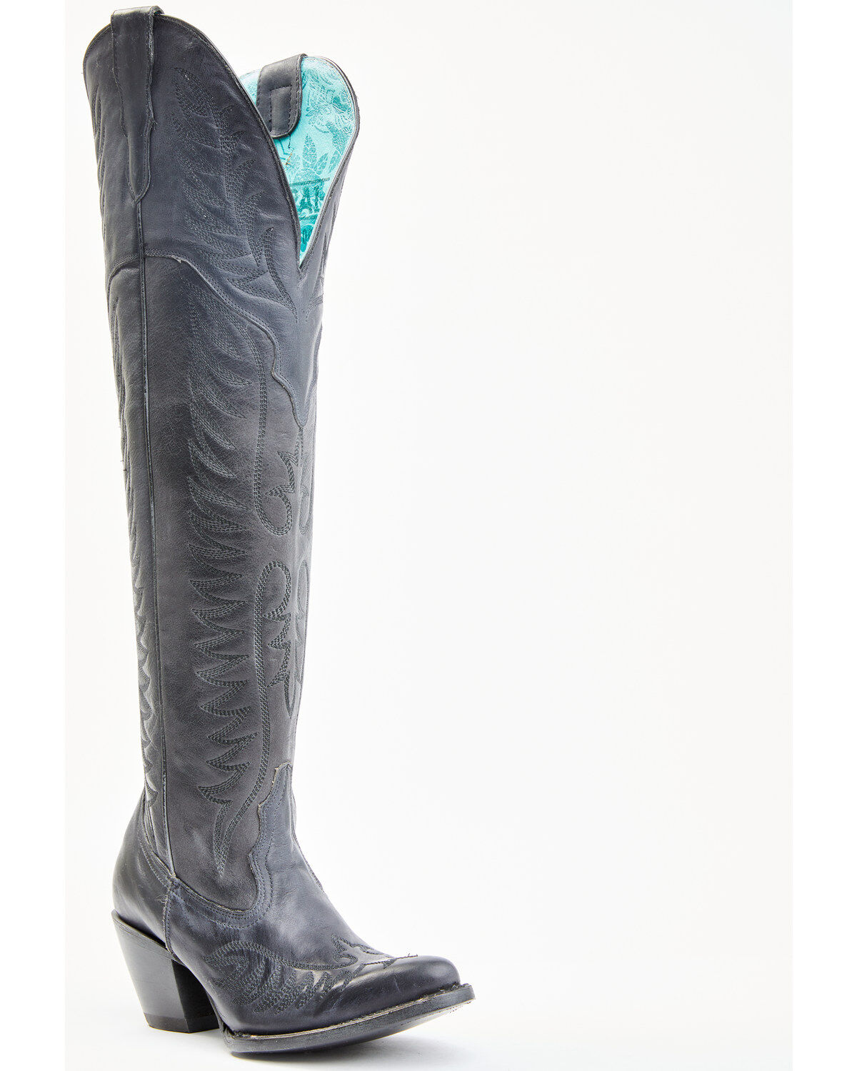 Corral Women's Embroidery Tall Western Boots - Round Toe