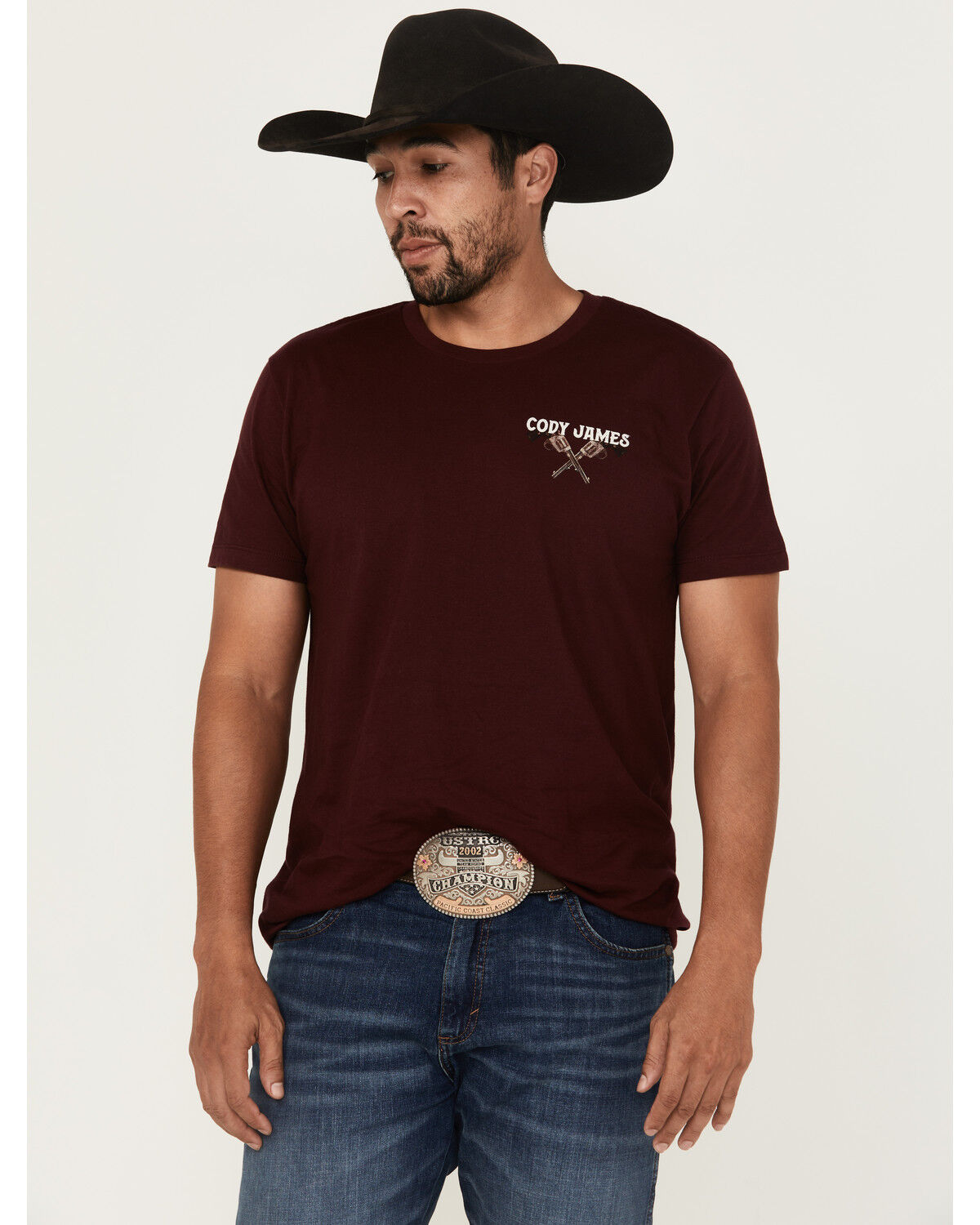 Cody James Men's Posse Revolver Short Sleeve Graphic T-Shirt