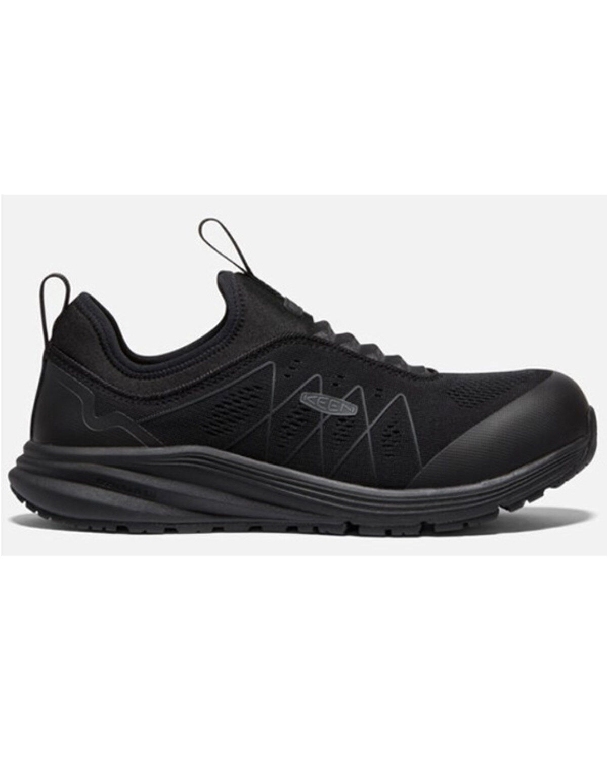 Keen Men's Vista Energy Shift ESD Pull On Work Sneakers - Carbon Toe