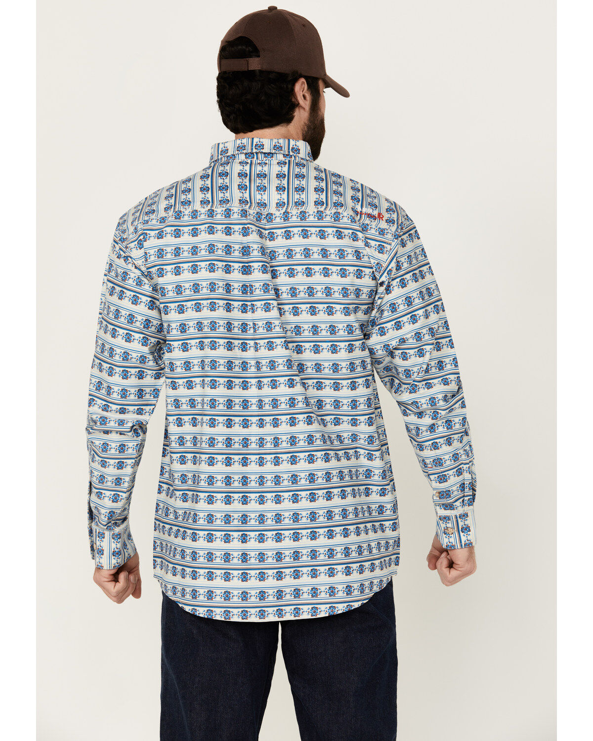 Ariat Men's FR Tenmile Long Sleeve Button-Down Work Shirt