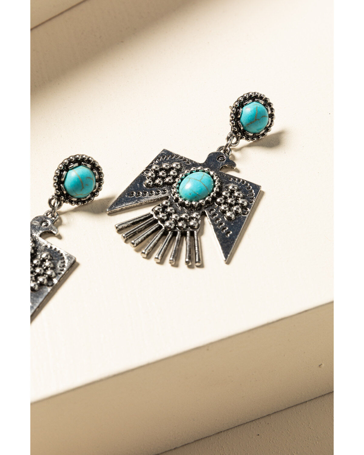 Idyllwind Women's Turquoise Beaded Thunderbird Earrings