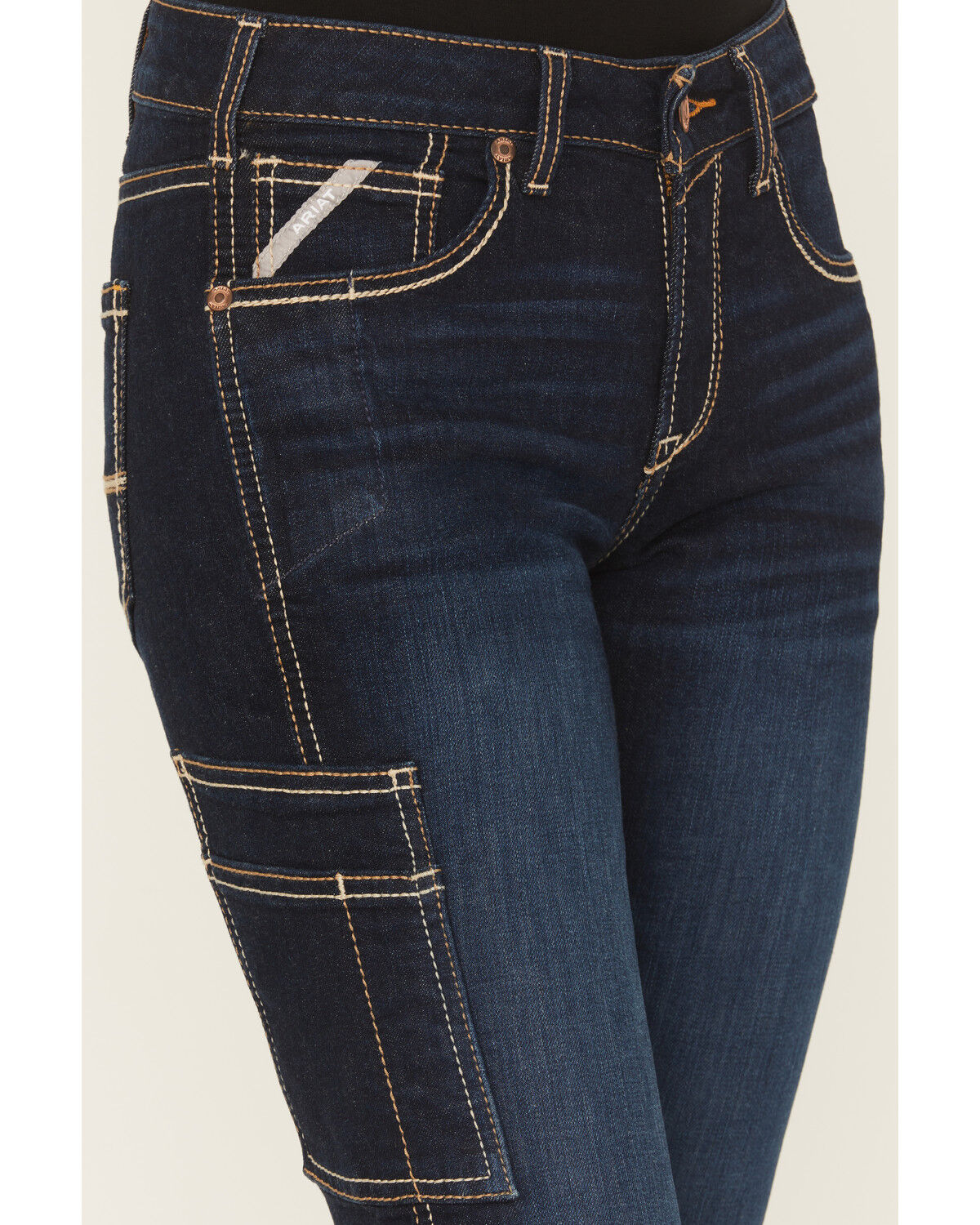 Ariat Women's Rebar Perfect Rise Work Flex Riviter Slim Leg Work Jeans