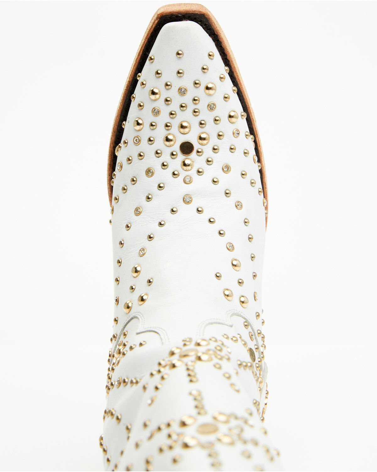 Boot Barn X Lane Women's Exclusive Sparks Fly Satin Pearl Western Bridal Boots - Snip Toe