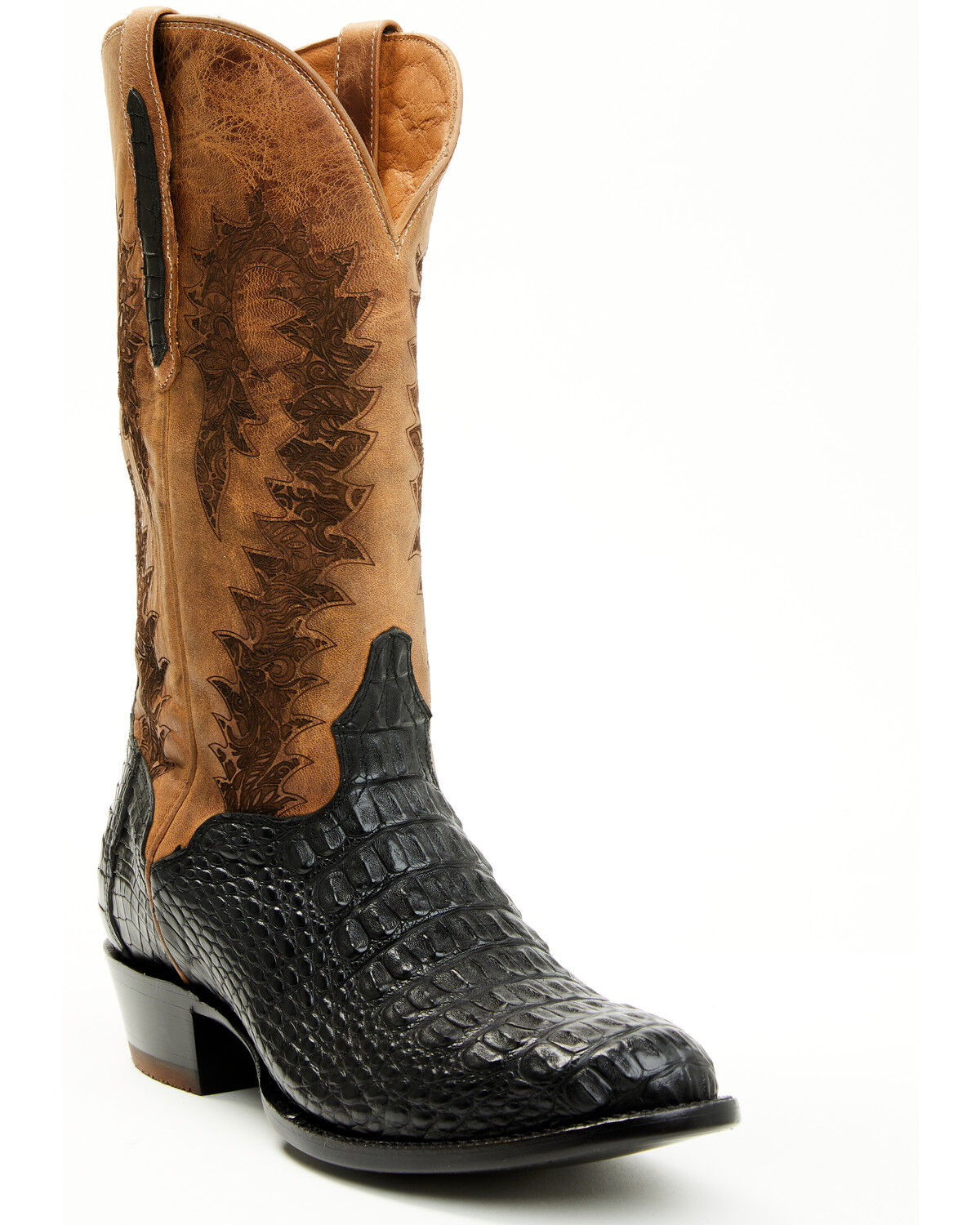 El Dorado Men's Exotic Alligator Western Boots - Round Toe