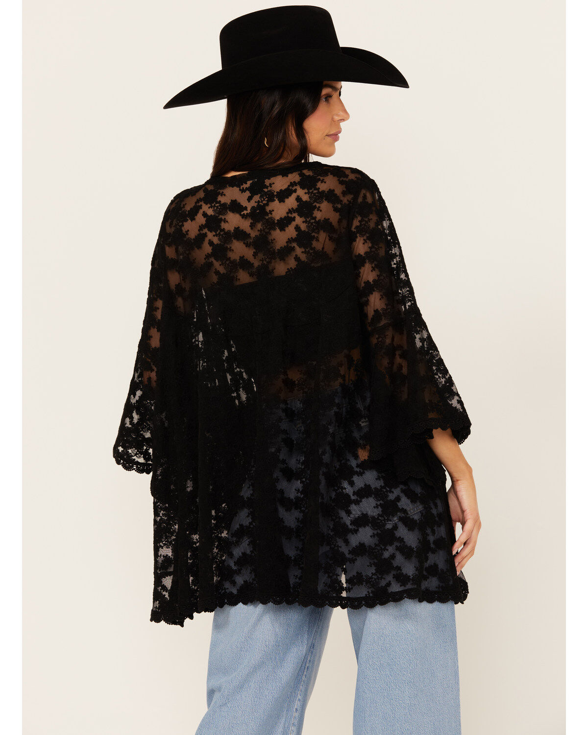 Cotton & Rye Women's Lace Kimono