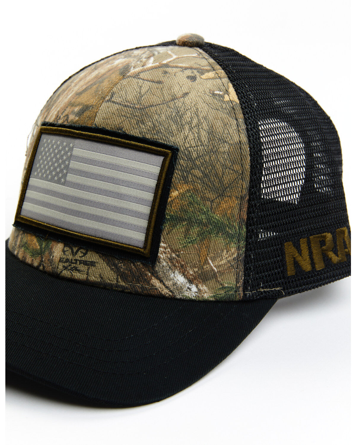 Outdoor Cap Men's USA Flag Patch Camo Mesh Back Cap