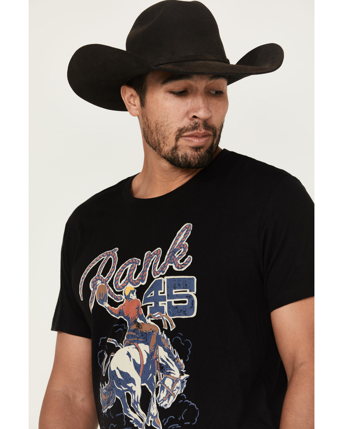 RANK 45® Men's Spirit Cowboy Short Sleeve Graphic T-Shirt