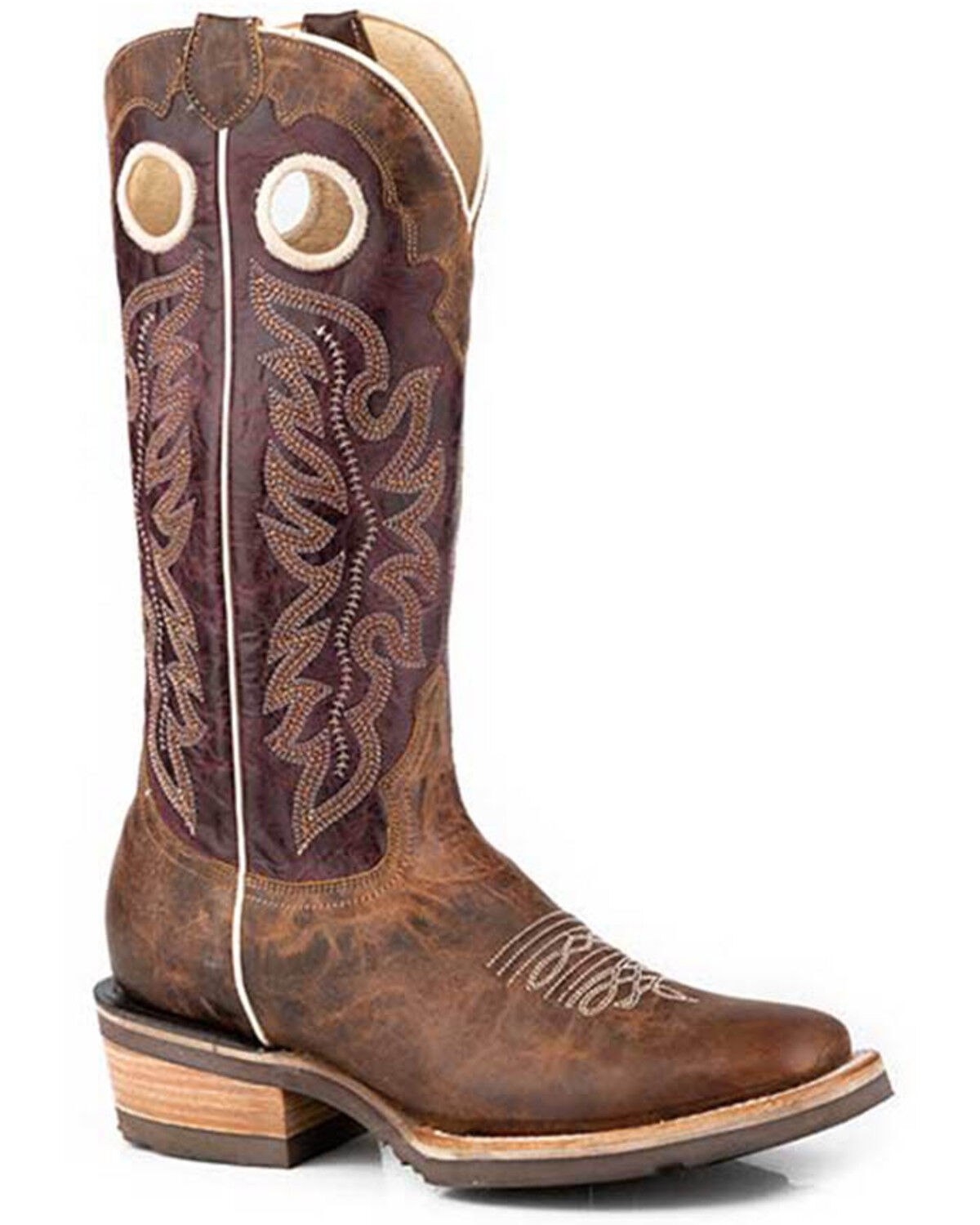 Roper Women's Ride 'Em Cowgirl Western Boots - Broad Square Toe