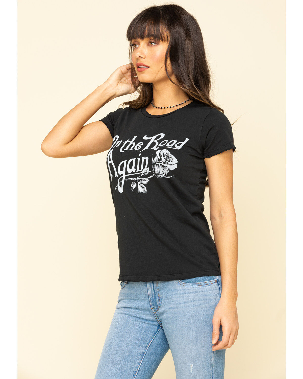 Bandit Brand Women's On The Road Again Graphic Short Sleeve Graphic Tee