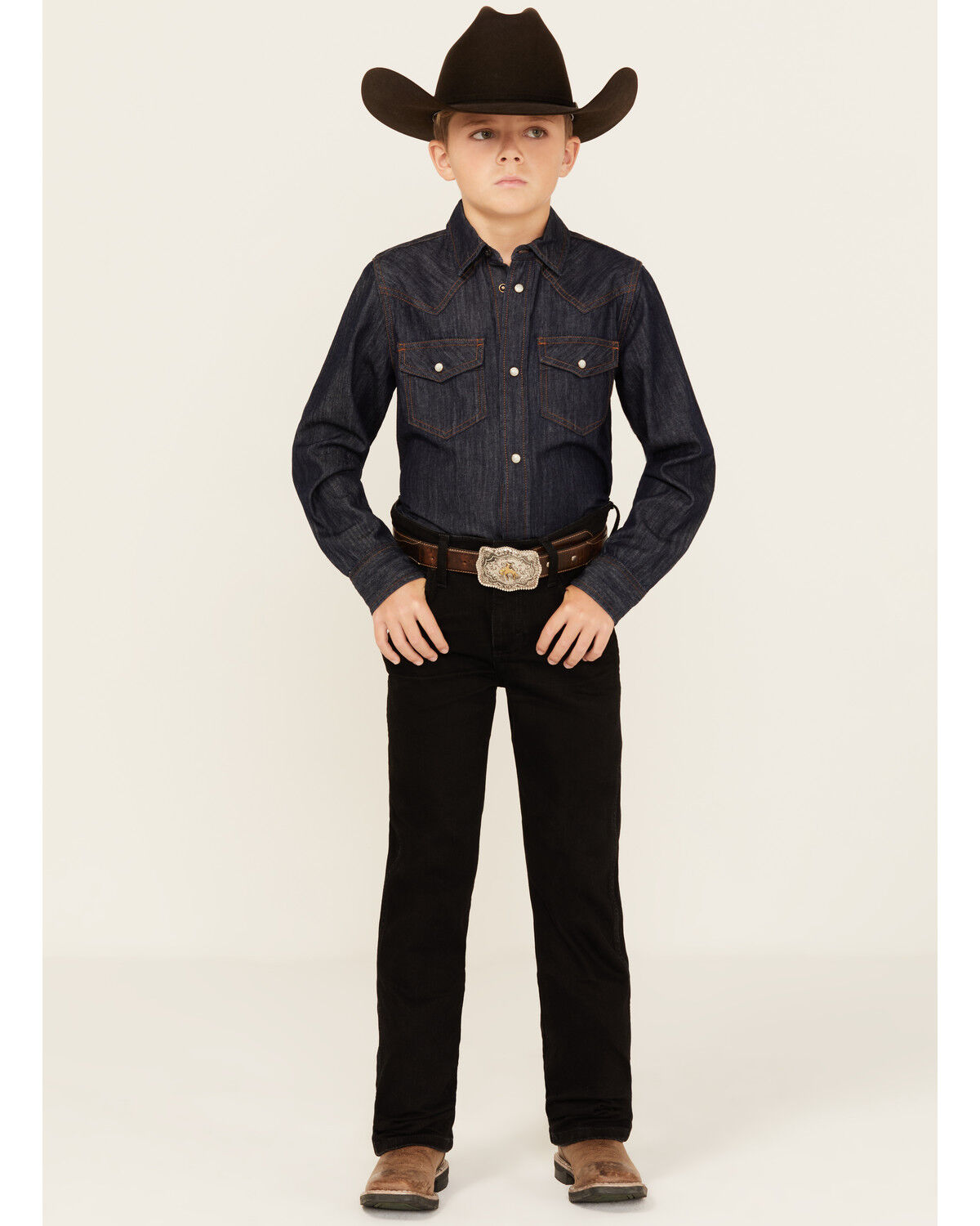 Wrangler Retro Boys' Slim Straight Stretch Denim Jeans