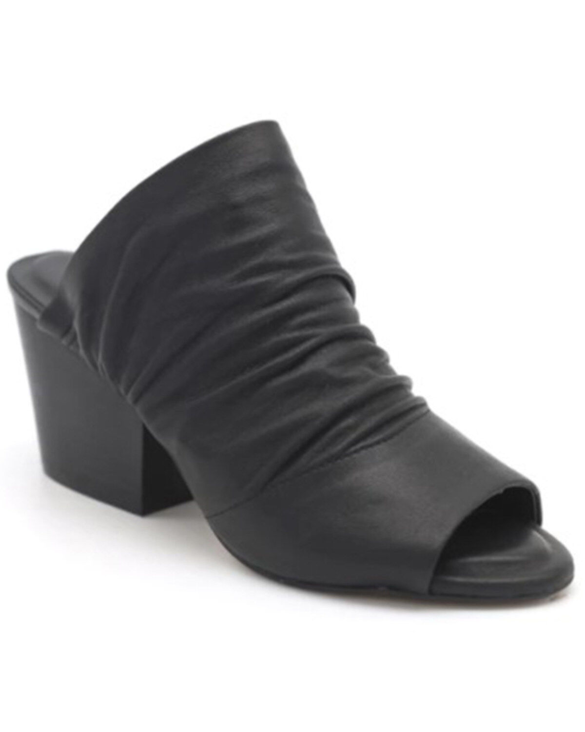 Golo Shoes Women's Landon Black Open Toe Mule