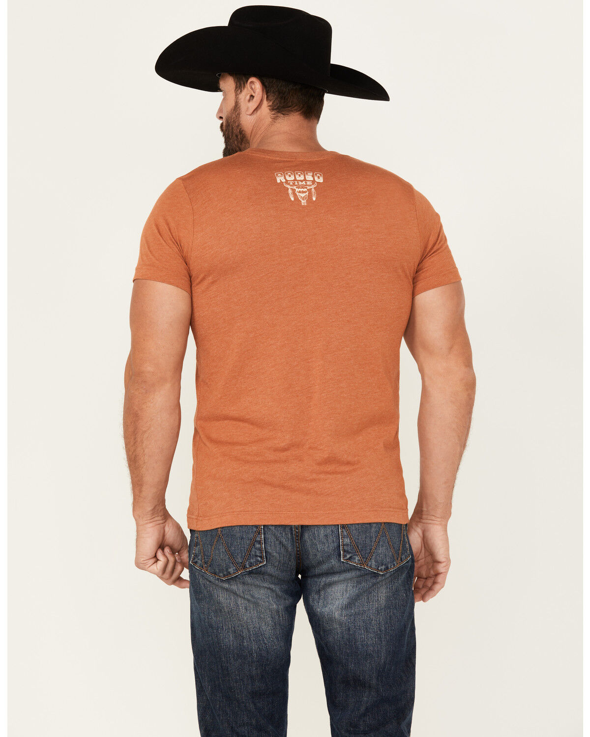 Rodeo Time Men's Just Ranchin' Short Sleeve Graphic T-Shirt