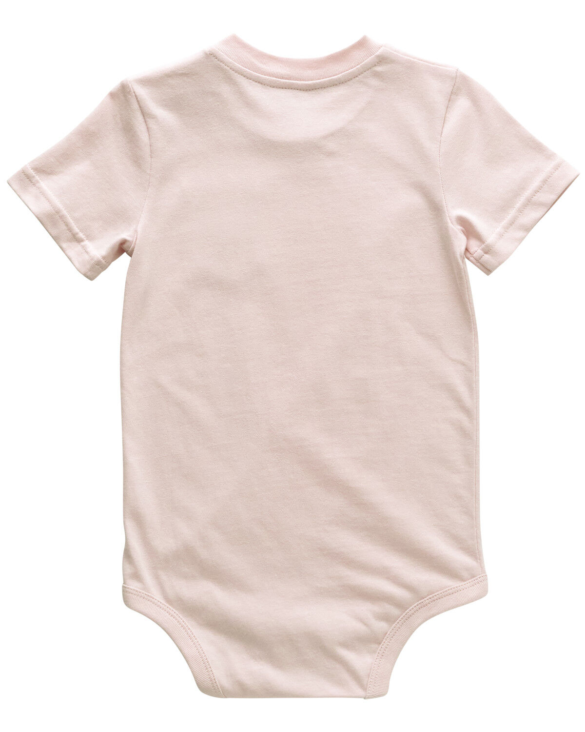 Carhartt Infant Girls' Solid Short Sleeve Snap Onesie