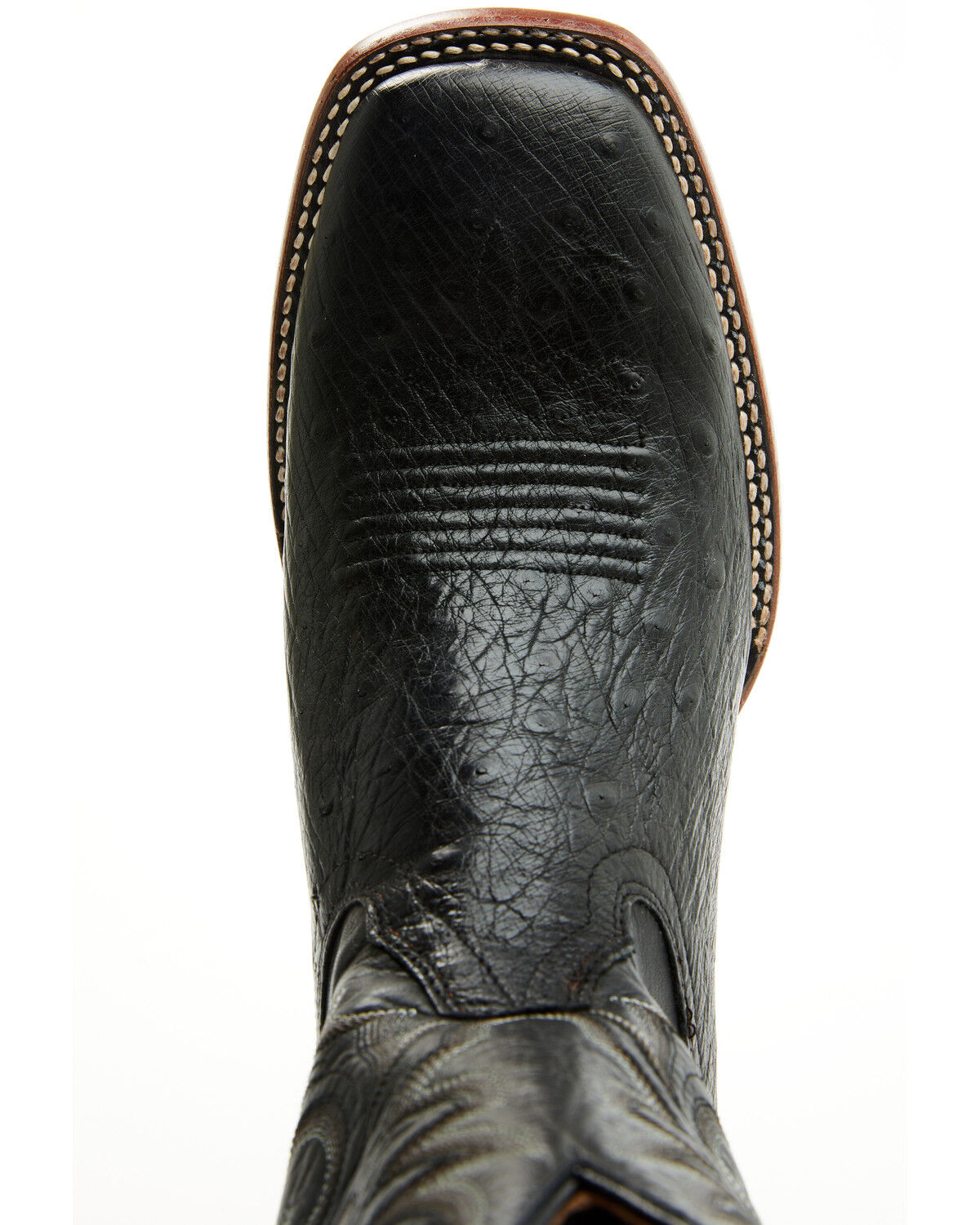 Cody James Men's Exotic Full Quill Ostrich Western Boots - Broad Square Toe