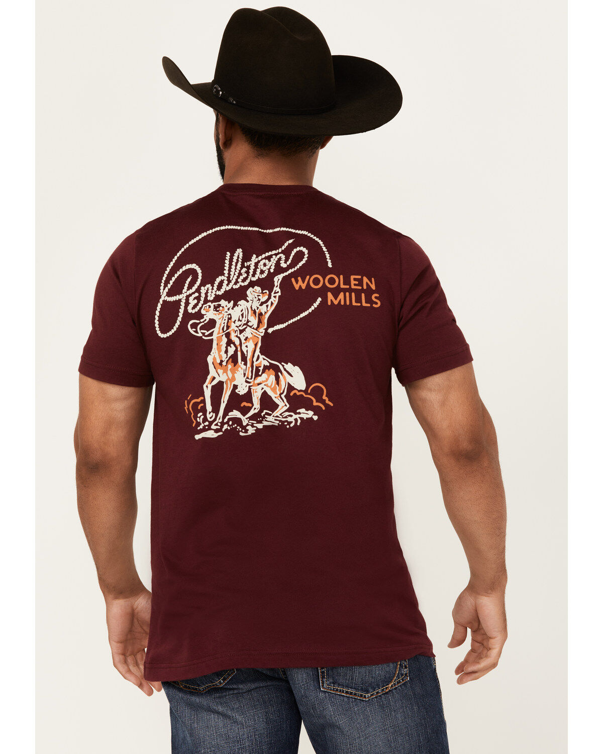 Pendleton Men's Boot Barn Exclusive Rancher Short Sleeve Graphic T-Shirt