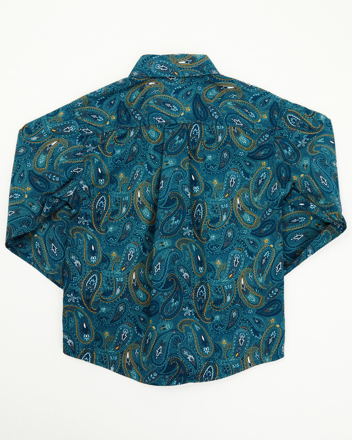 Cinch Toddler Boys' Paisley Print Long Sleeve Button-Down Western Shirt