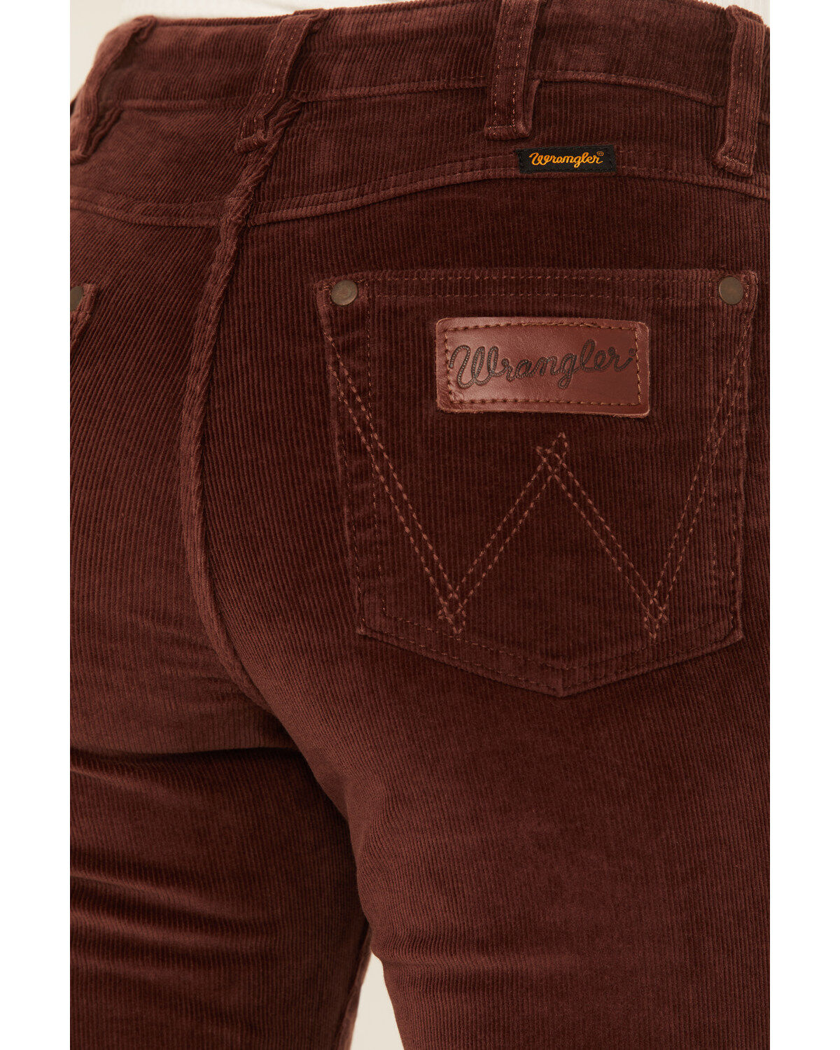Wrangler Retro Women's Corduroy High Rise Stretch Trouser Jeans