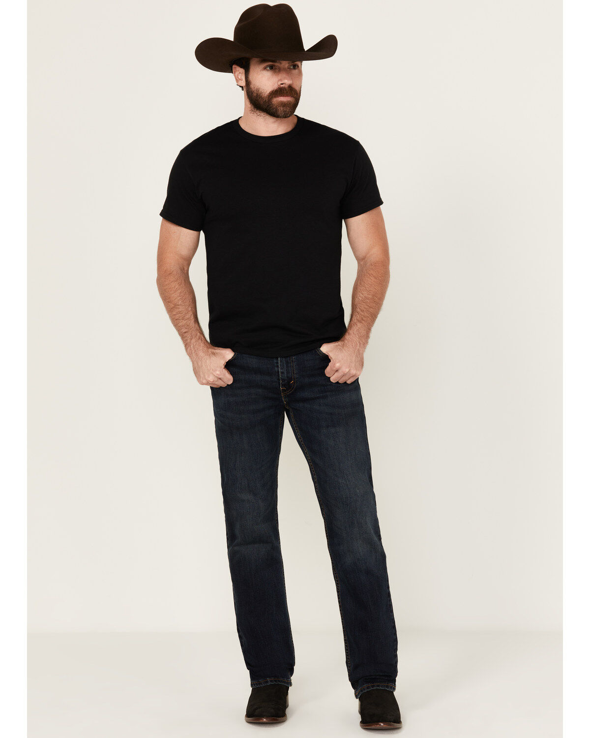 Levi's Men's 527 Sequoia Dark Wash Slim Bootcut Stretch Denim Jeans