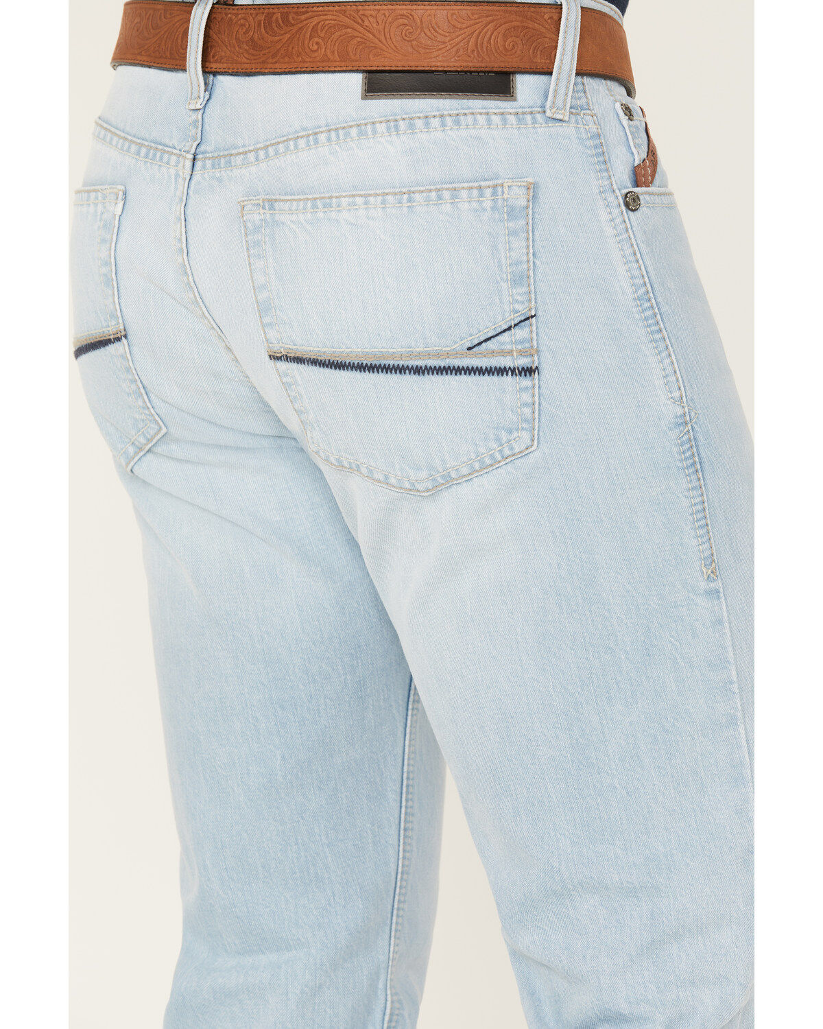 Ariat Men's M7 Zuma Toro Super Light Wash Slim Straight Rigid Denim Jeans