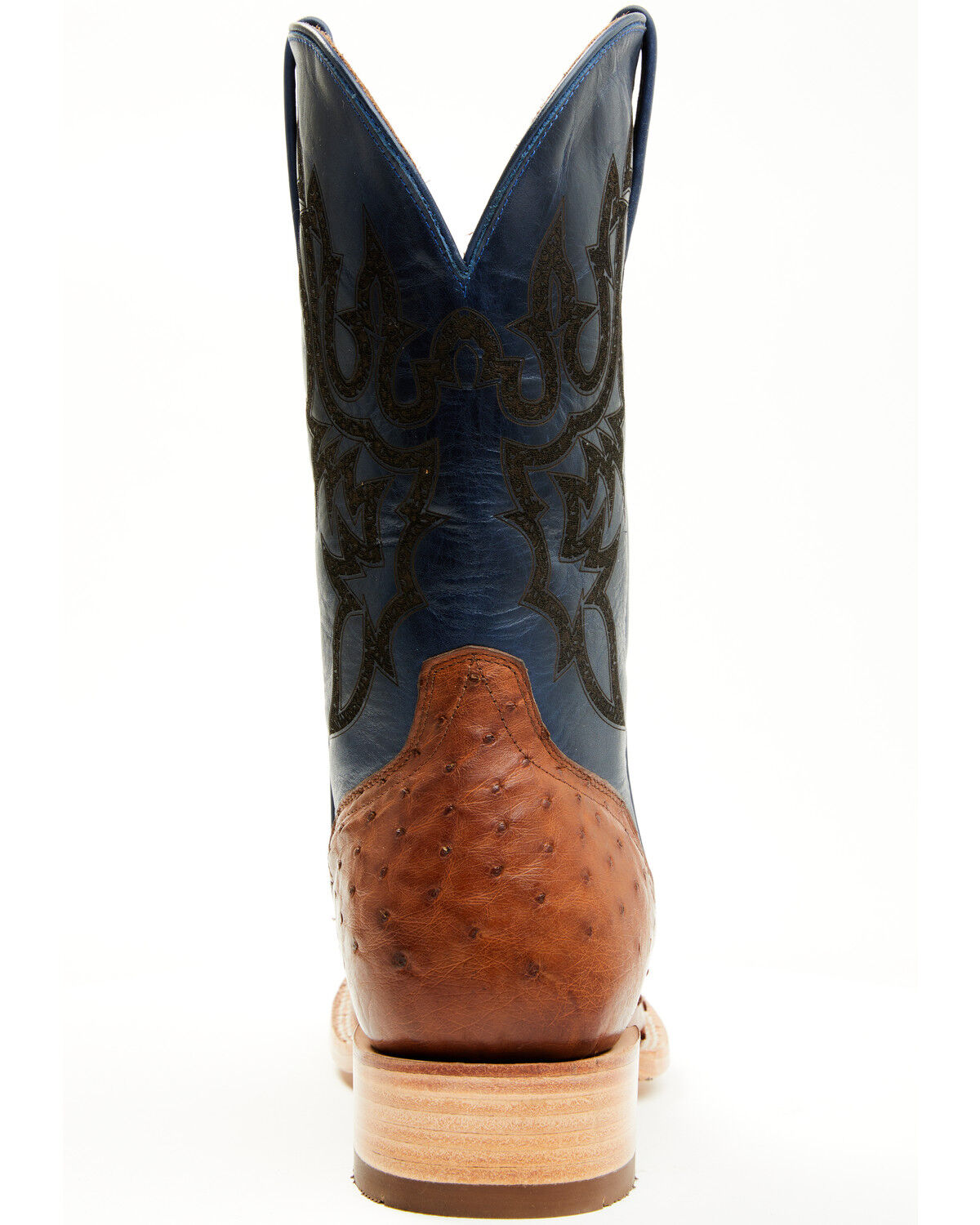 El Dorado Men's Exotic Ostrich Western Boots - Broad Square Toe