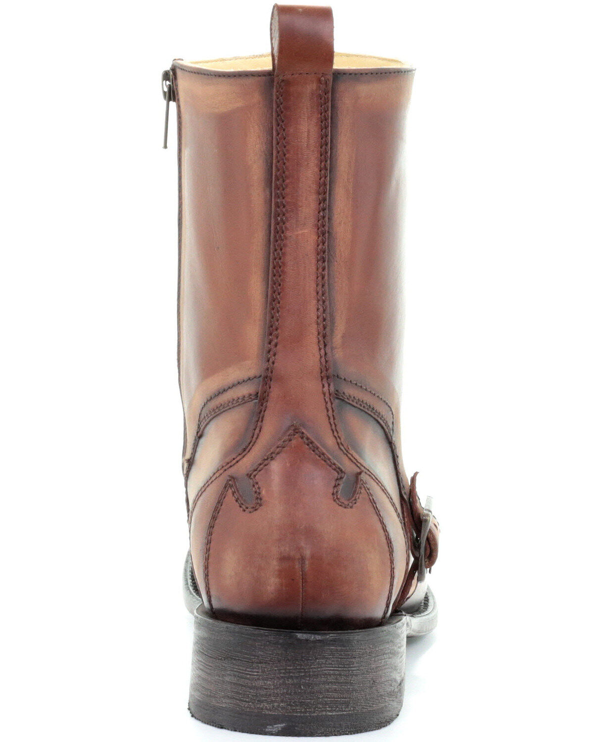 Corral Men's Cognac Strap Western Boots - Square Toe