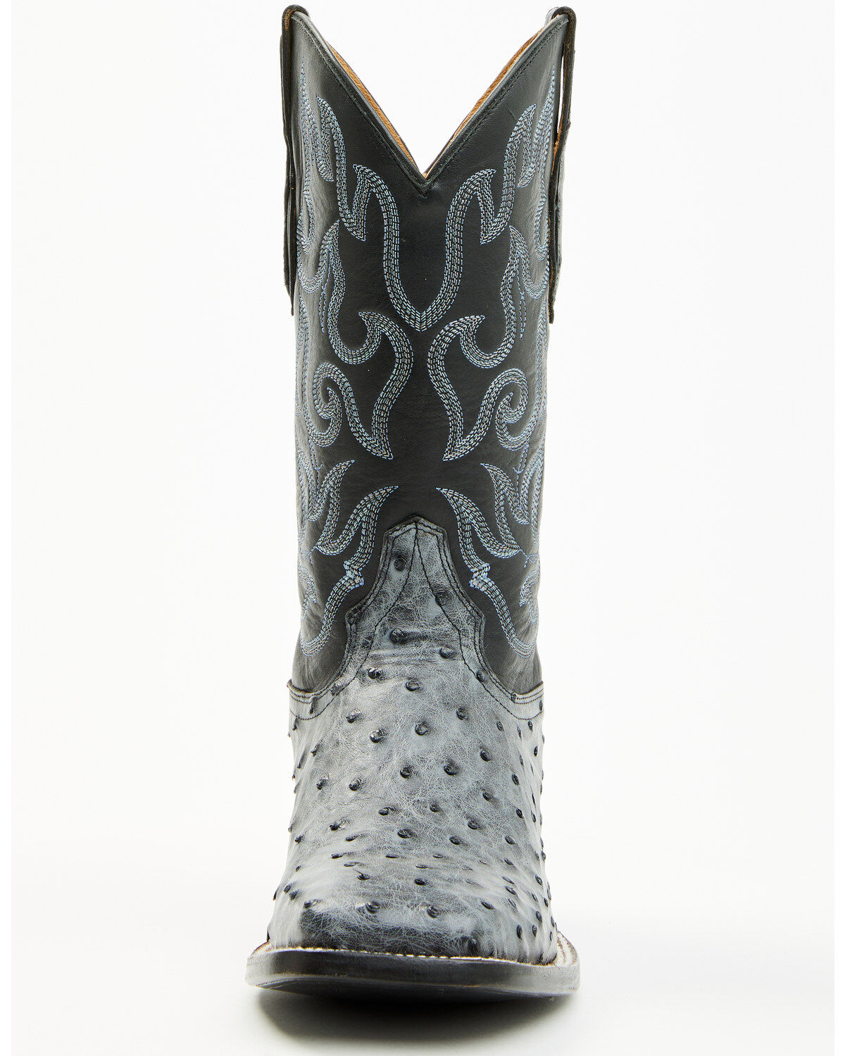 Cody James Men's Exotic Full Quill Ostrich Western Boots - Broad Square Toe