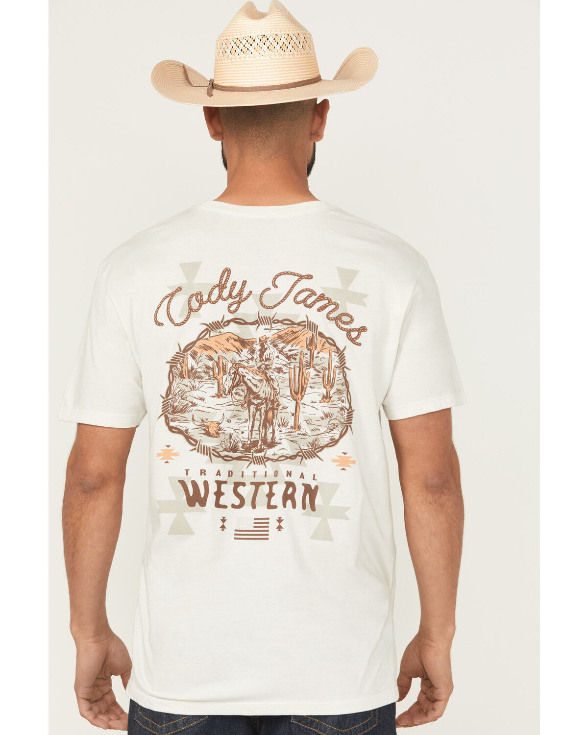 Cody James Men's Wild West Short Sleeve Graphic T-Shirt