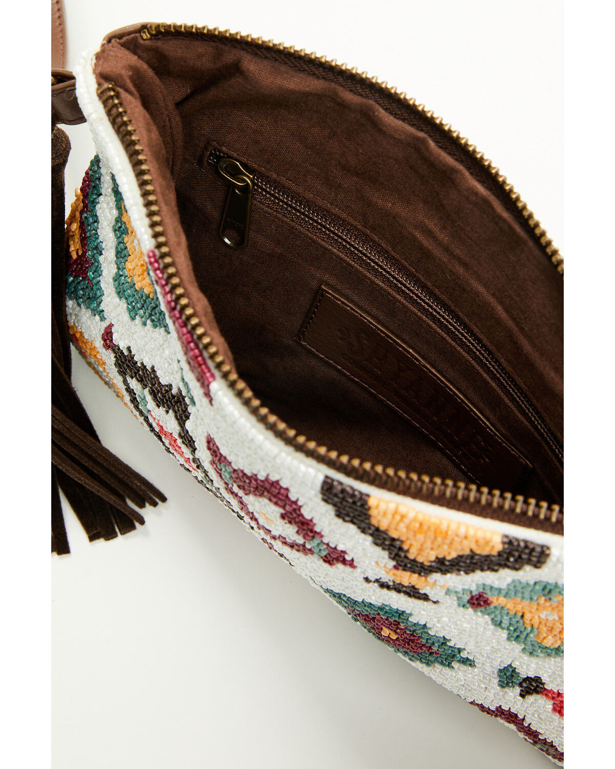 Shyanne Women's Seraphina Southwestern Print Seed Beed Clutch