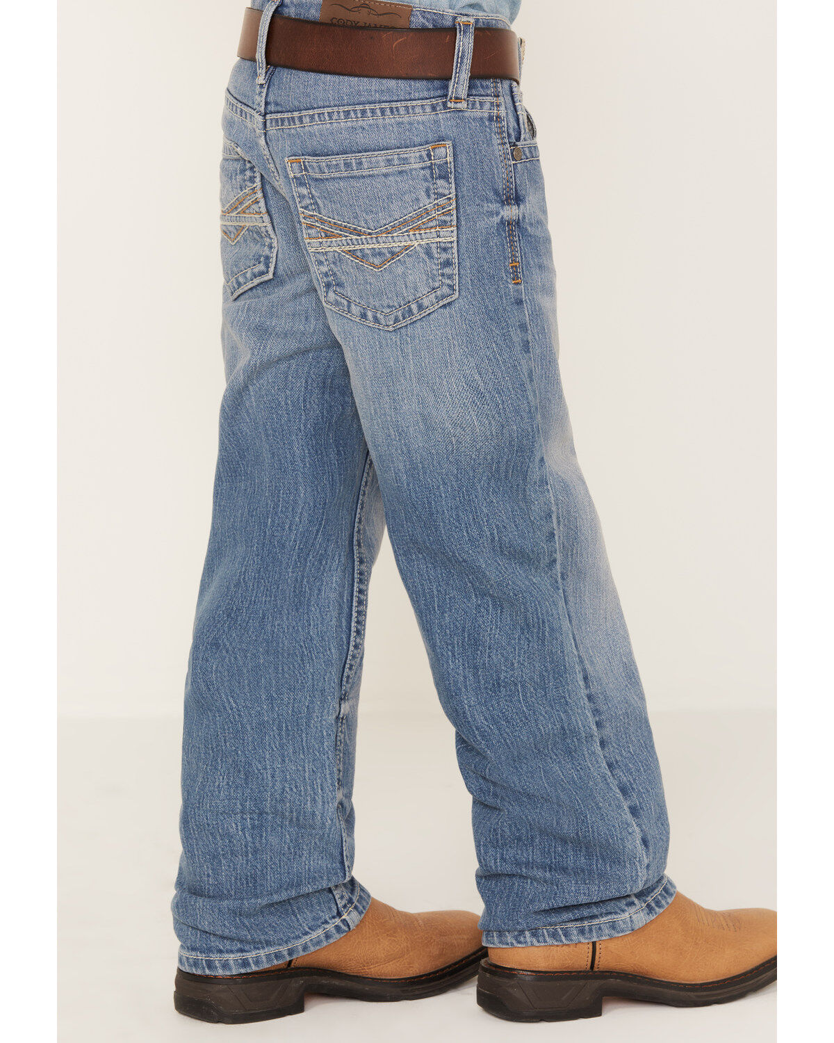 Cody James Little Boys' Medium Wash Dalton Relaxed Bootcut Jeans