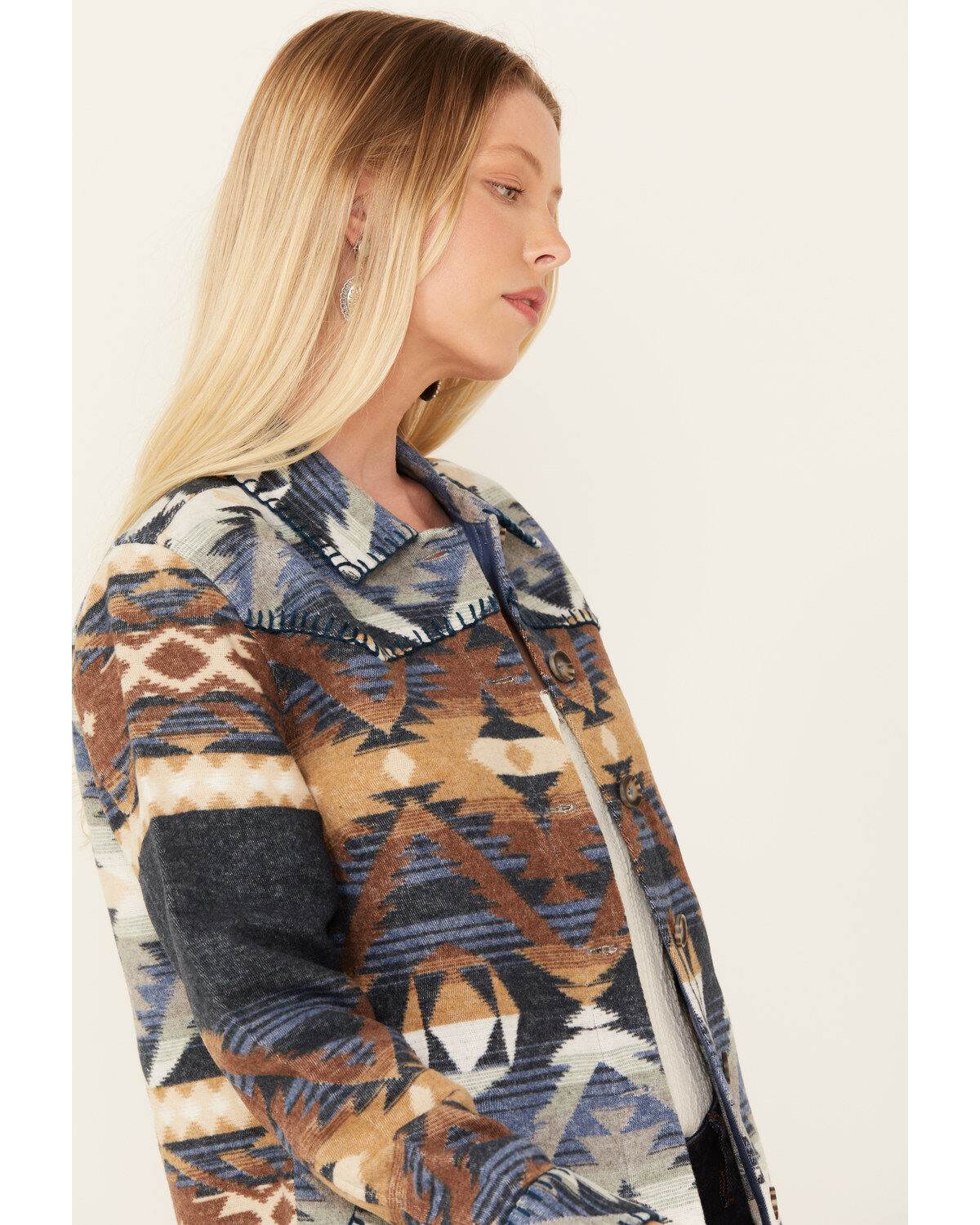 Idyllwind Women's Luttrell Southwestern Print Shacket