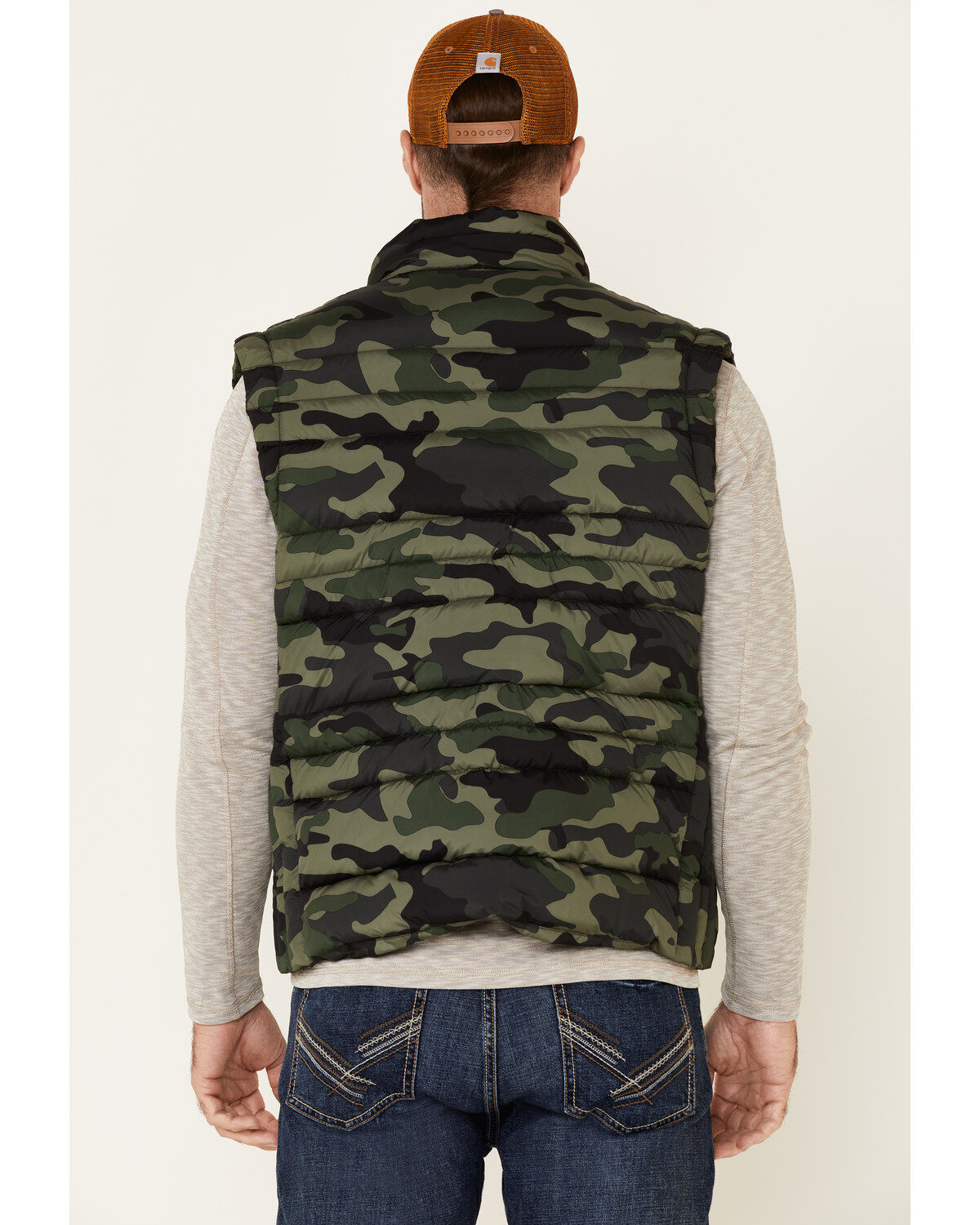 Flag & Anthem Men's Green Erieville Camo Print Puffer Vest