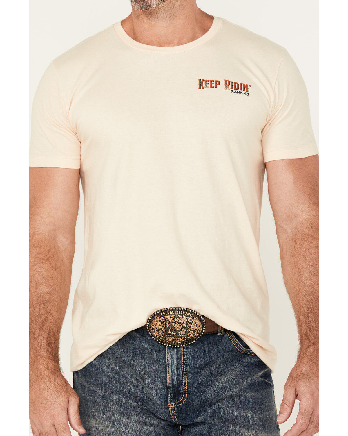RANK 45® Men's Keep Ridin' Cowboy Short Sleeve Graphic T-Shirt