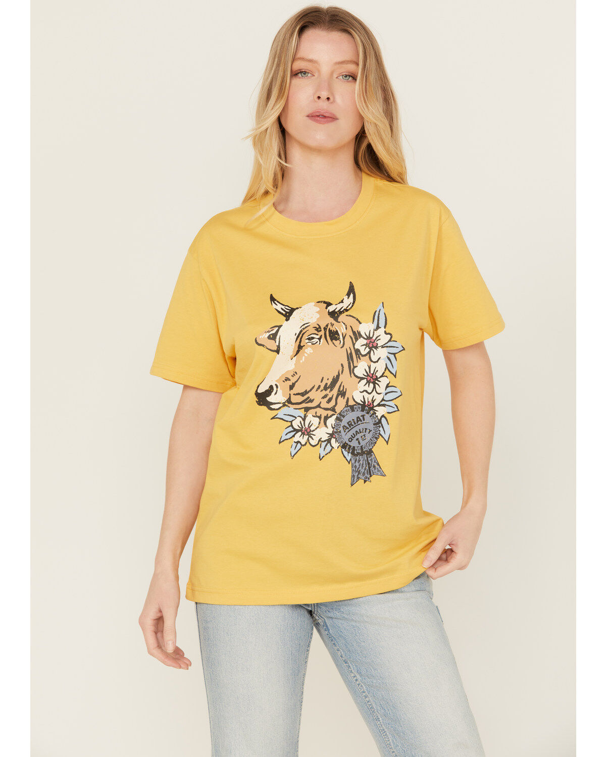 Ariat Women's Cow Short Sleeve Graphic Tee