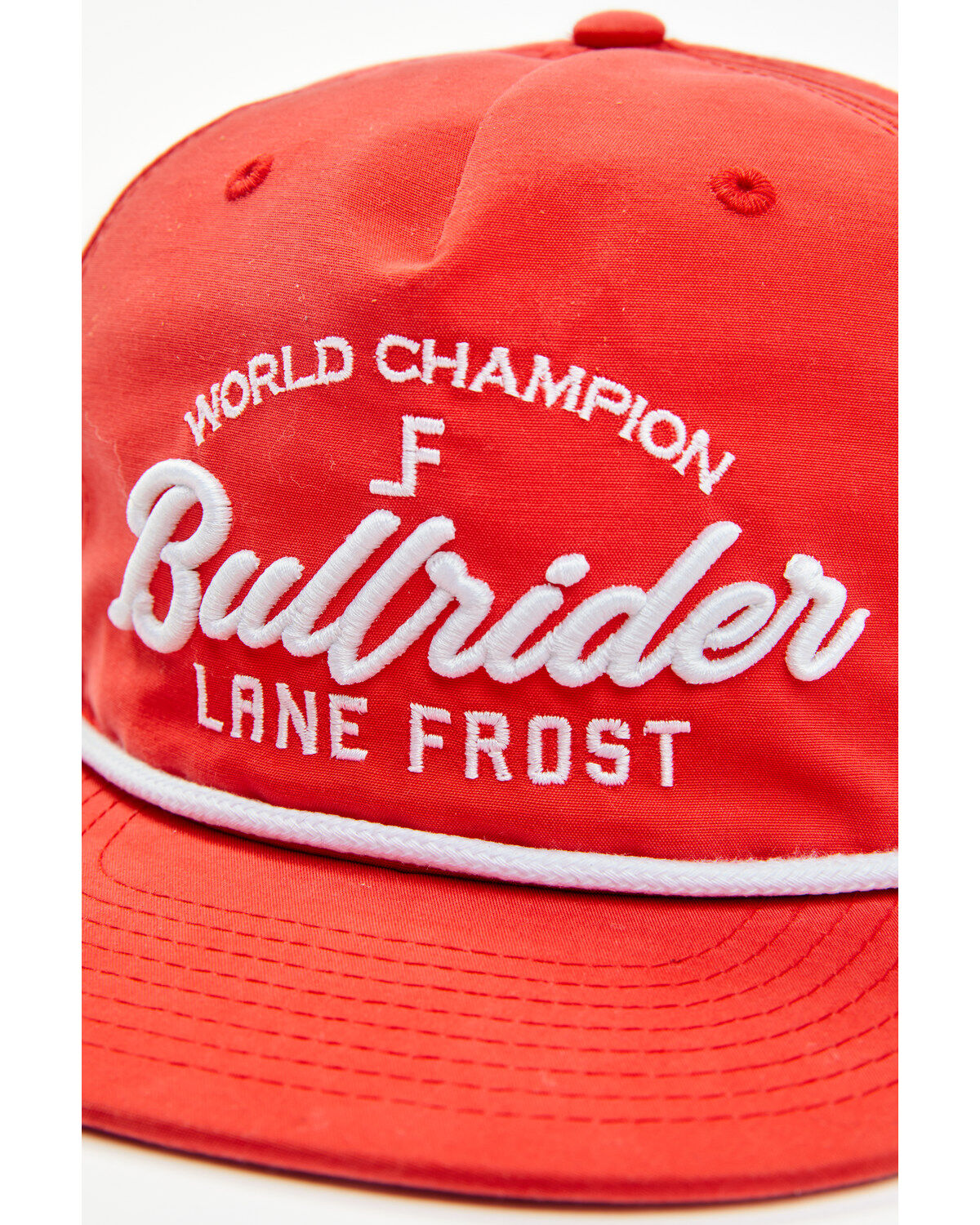 Lane Front Men's Bullriders Retro Logo Rope Solid-Back Ball Cap