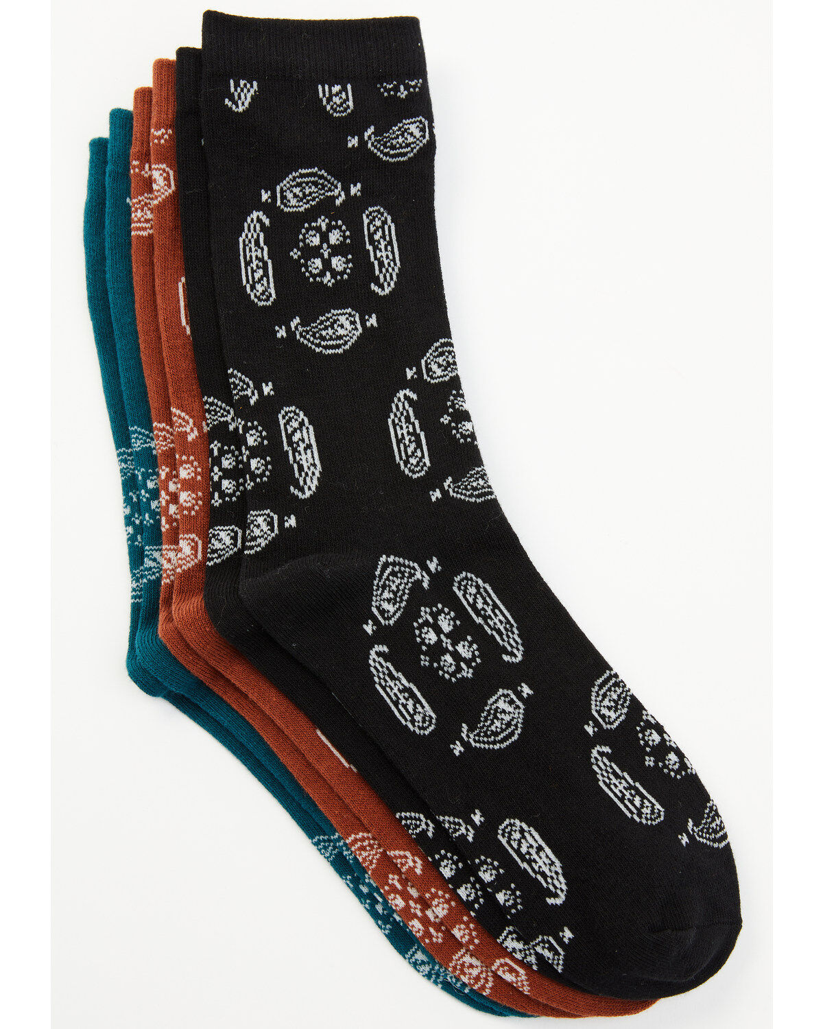 Shyanne Women's Paisley 3-Pack Socks