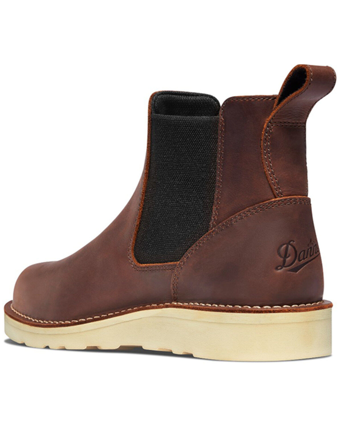 Danner Men's 6" Bull Run Chelsea Wedge Work Boots - Steel Toe