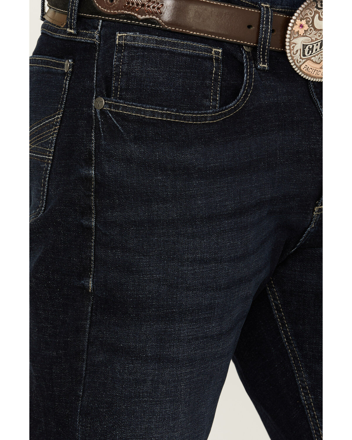 Wrangler 20X Men's Bowden Dark Wash Vintage Bootcut Stretch Denim Jeans