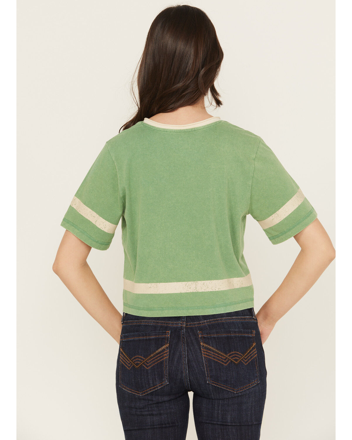 Cleo + Wolf Women's Emmett Homegrown Relaxed Fit Varsity Tee