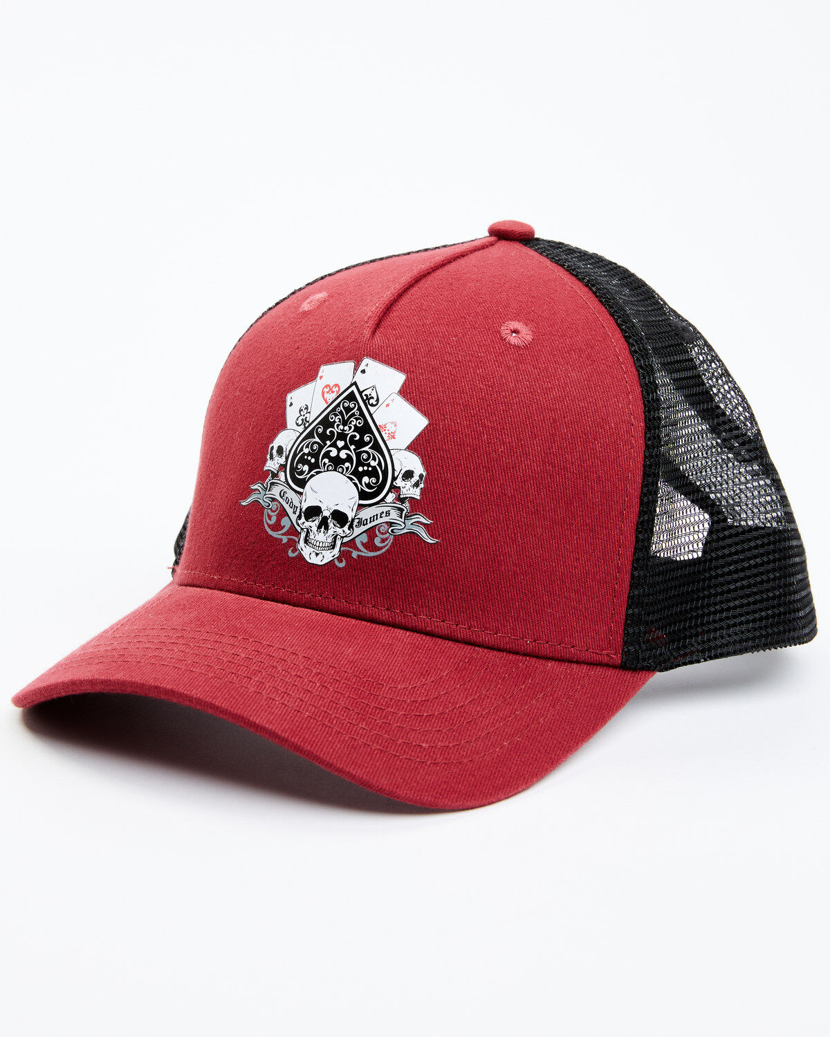 Cody James Men's Skull Cards Graphic Ball Cap