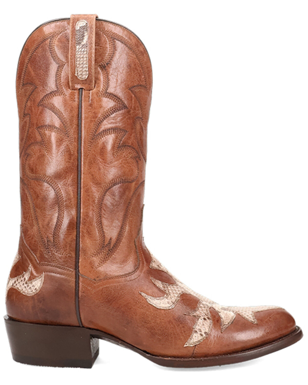 Dan Post Men's Exotic Snake Western Boots - Round Toe