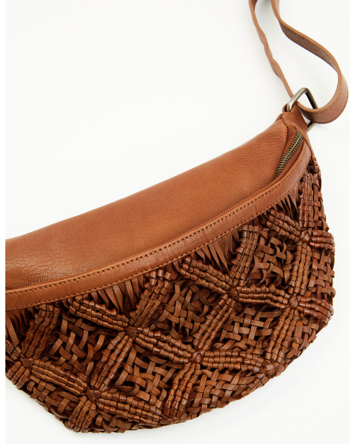 Shyanne Women's Western Heritage Woven Leather Sling Bag