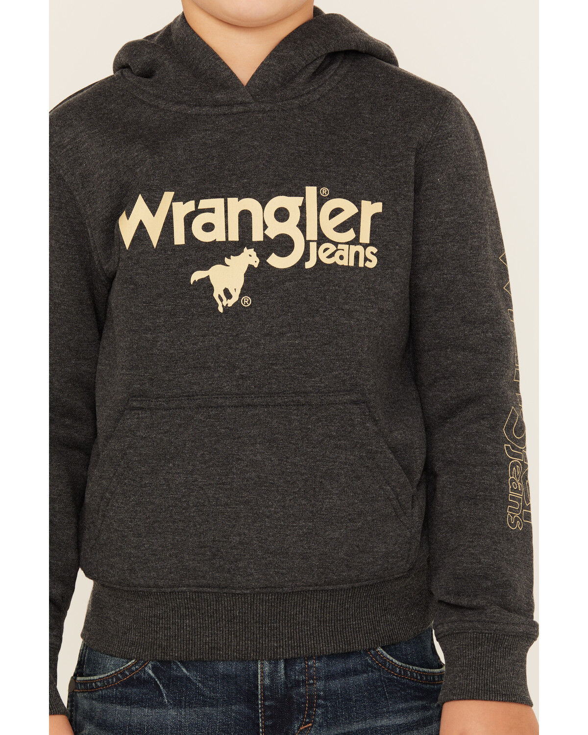 Wrangler Boys' Logo Hooded Sweatshirt