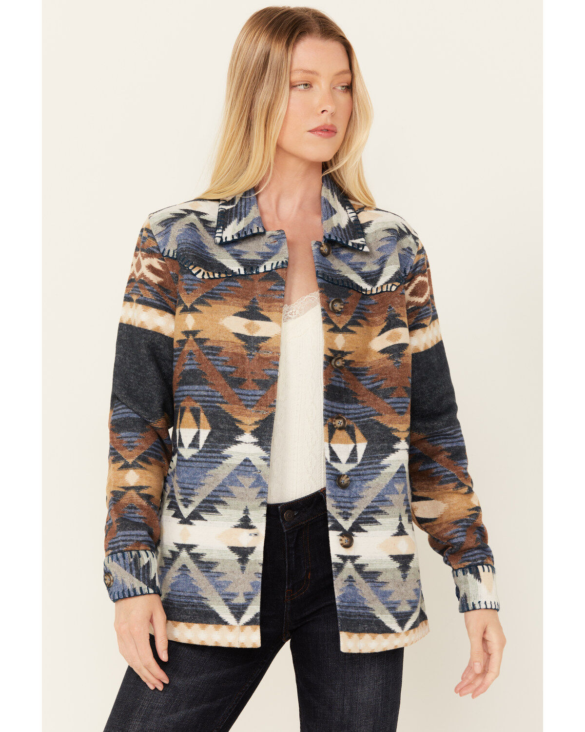 Idyllwind Women's Luttrell Southwestern Print Shacket