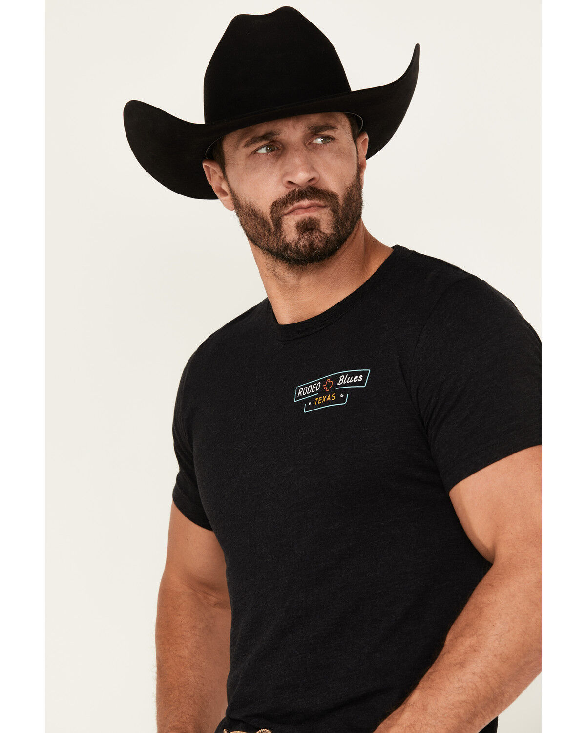 Rode Time Men's Rodeo Blues Short Sleeve Graphic T-Shirt