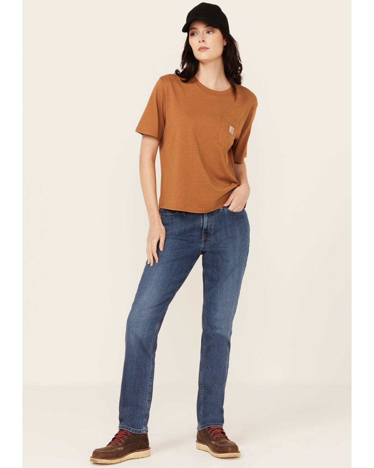 Carhartt Women's Rugged FleX™ Relaxed Straight Stretch Denim Jeans