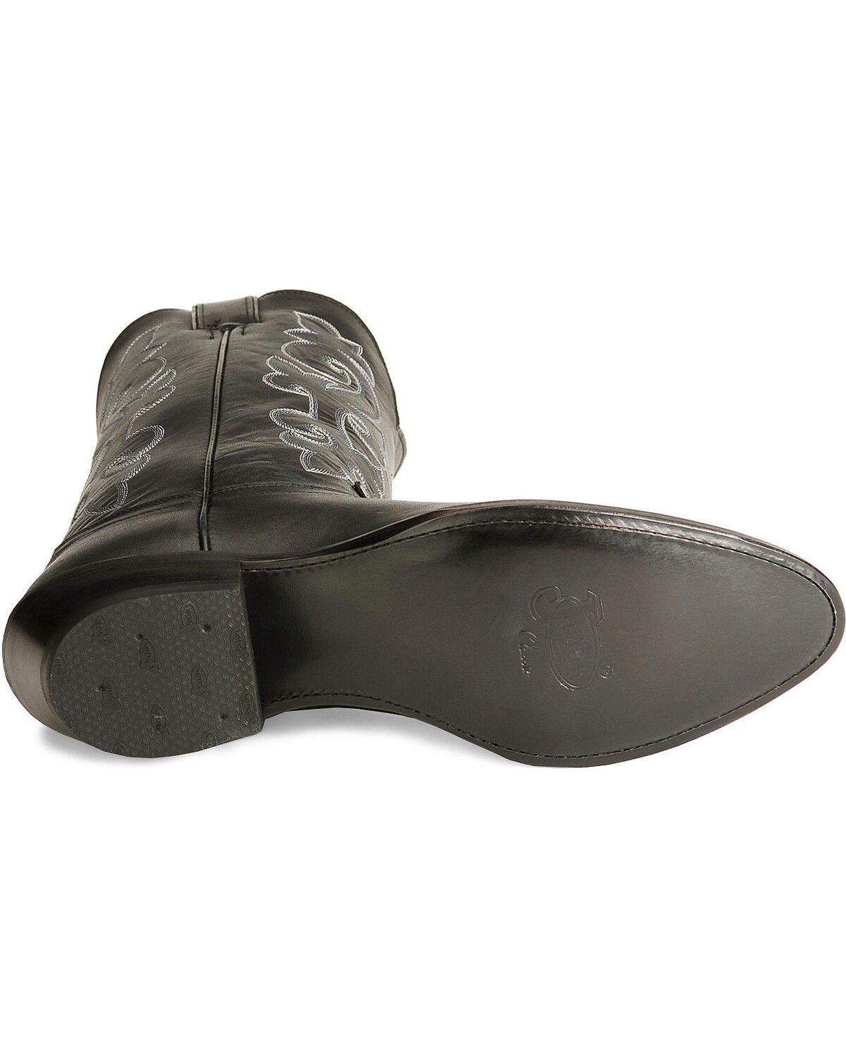 Justin Men's London Calfskin Western Boots - Round Toe