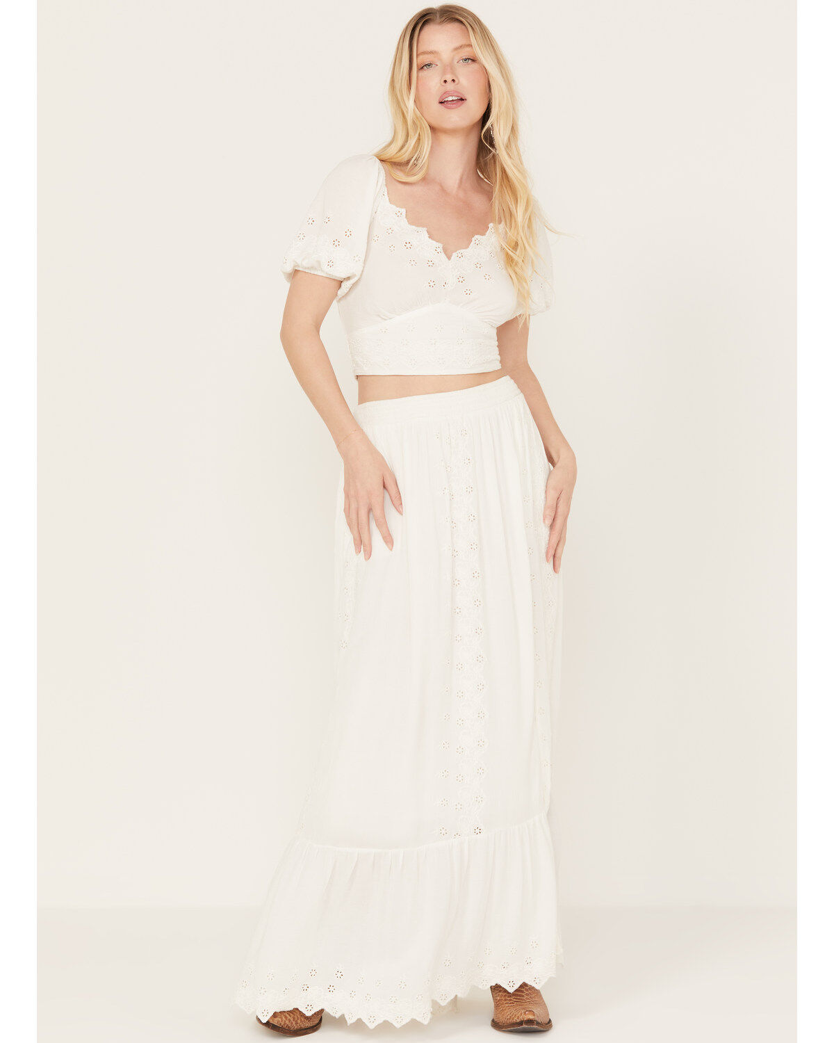 Idyllwind Women's Holly Eyelet Maxi Skirt