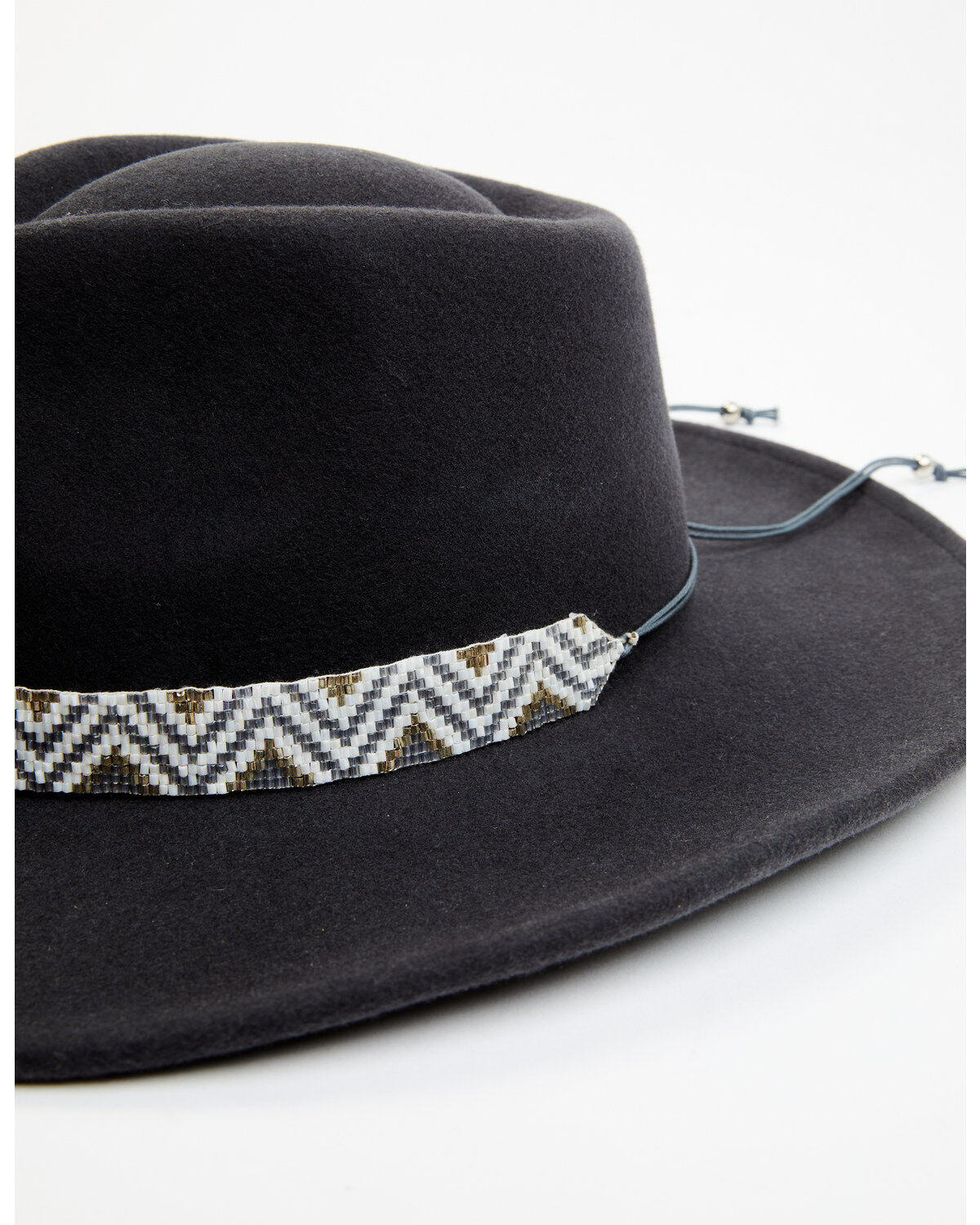 Nikki Beach Women's Skye Beaded Band Western Fashion Hat