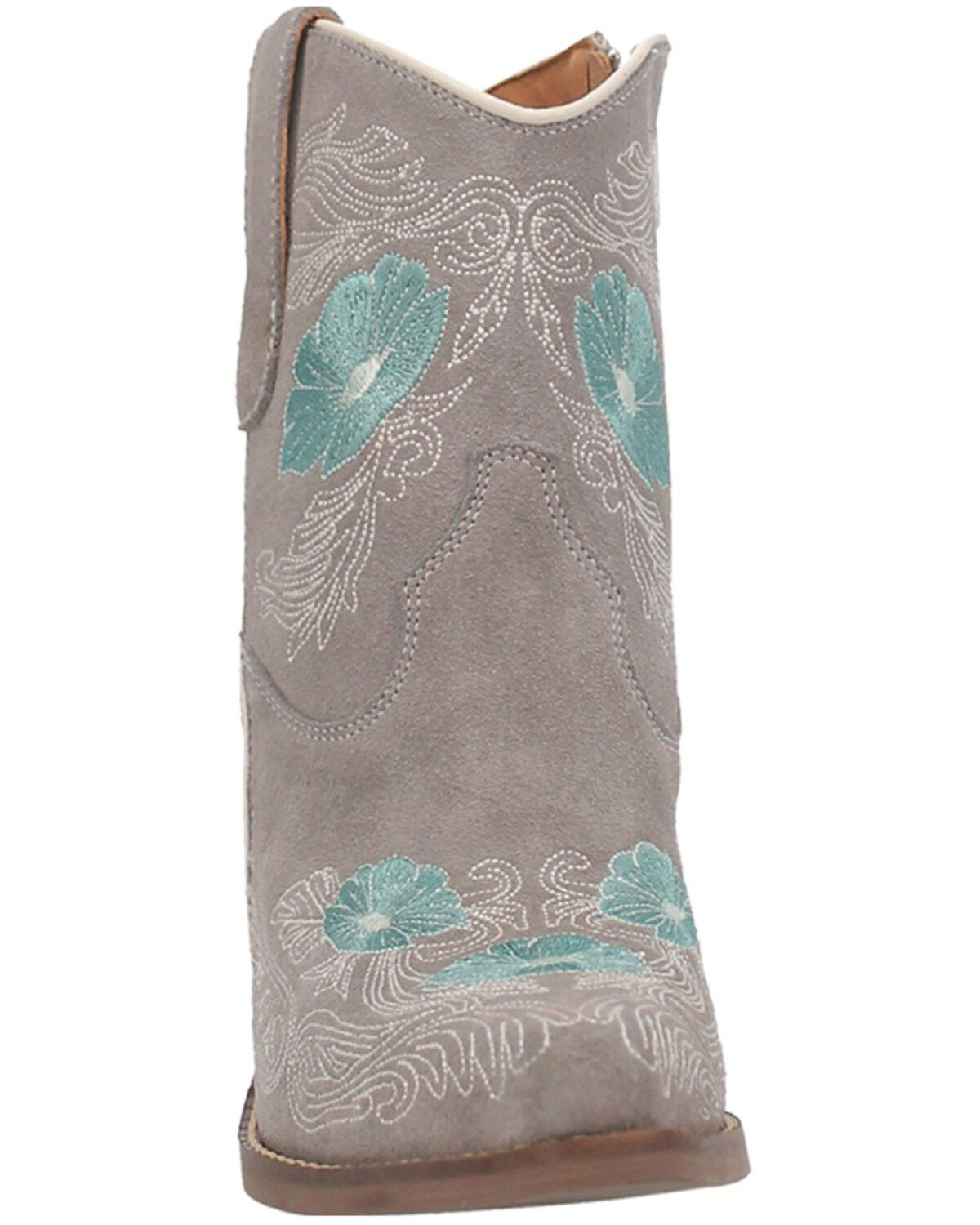 Dingo Women's Tootsie Floral Embroidered Western Fashion Booties - Snip Toe